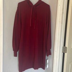 Womens Calvin Klein Hooded Dress